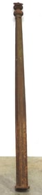 Cast iron ball-top horse tie