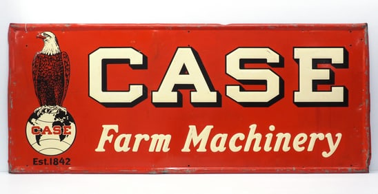 Case Farm Machinery sign