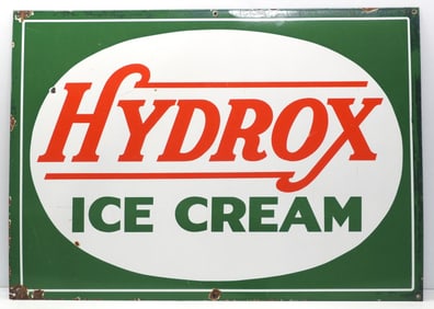 Hydrox Ice Cream sign