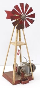 Empire tin windmill with water pump