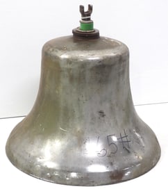 15.5"dia. brass bell stamped US