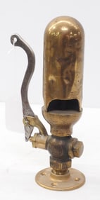 3-chime brass steam whistle