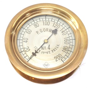 J.E.L. Co. steam gauge