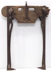 Early wood & cast iron hay fork