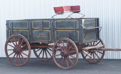 David Bradley double-board box wagon