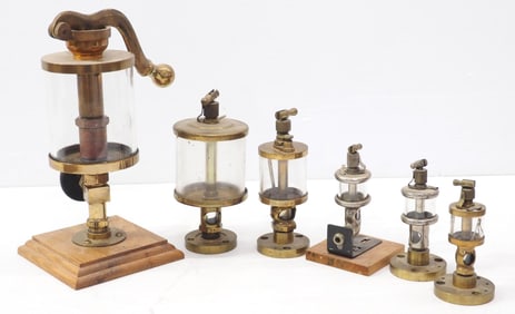(6) Brass oilers