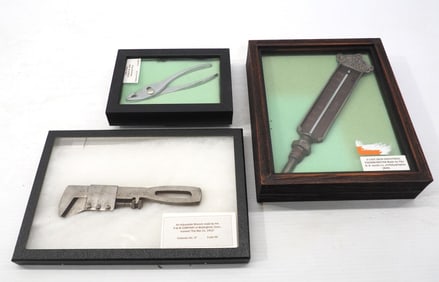 (3) Tools in display cases
