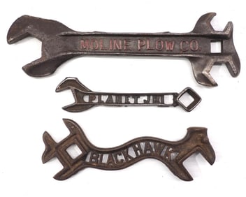 (3) Cast iron wrenches