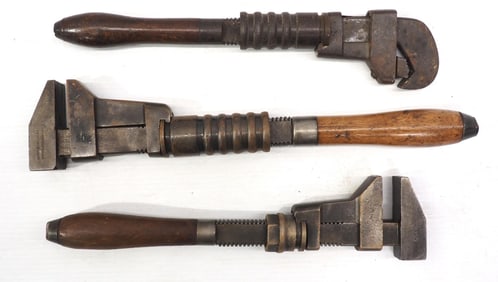 (3) Adjustable monkey wrenches