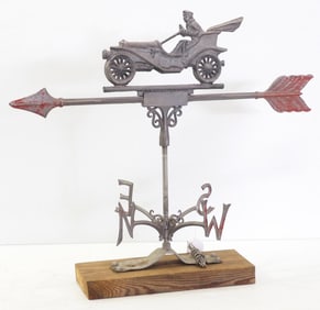 Robbins touring car weathervane