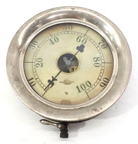 Bourdon steam gauge