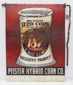 Pfister Hybrid Seed Corn sign