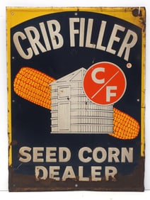 Crib Filler Seed Corn Dealer sign