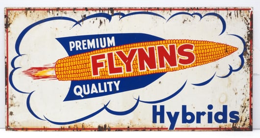 Flynn's Premium Quality Hybrids sign
