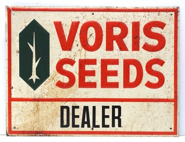 Voris Seeds Dealer sign
