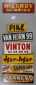 Wall display with (7) DST fence signs