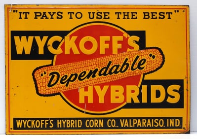 Wyckoff's Dependable Hybrids sign