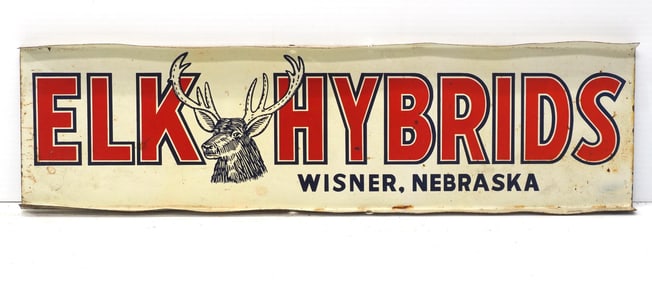 Elk Hybrids, Wisner, Nebraska sign