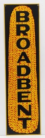 Broadbent seed corn sign