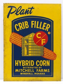 Plant Crib Filler Hybrid Corn sign