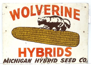 Wolverine Hybrids, Michigan Hybrid Seed Co. sign