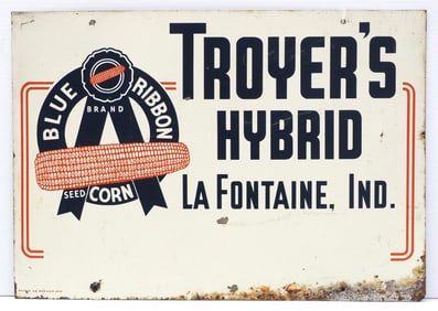 Troyer's Hybrid, LaFontaine, Ind. Sign