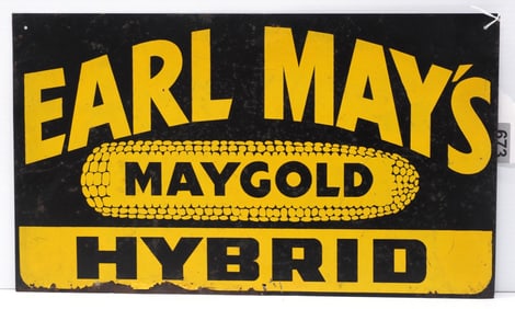 Earl Mays Maygold Hybrid sign