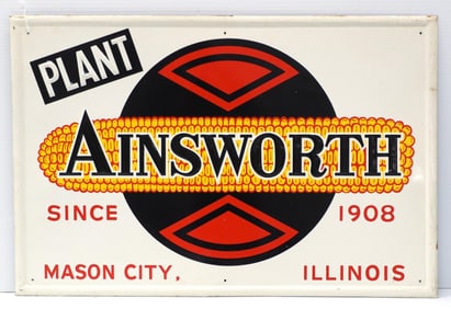 Plant Ainsworth seed corn sign