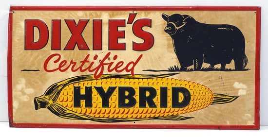 Dixie's Certified Hybrid sign