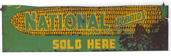 National Hybrids Sold Here sign