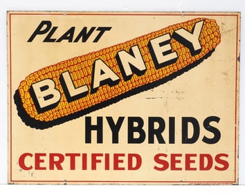 Plant Blaney Hybrids Certified Seeds sign