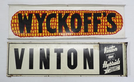 (2) Seed corn signs