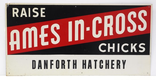Raise Ames In-Cross Chicks sign