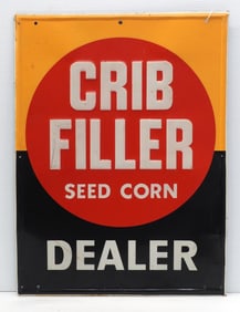 Crib Filler Seed Corn Dealer sign