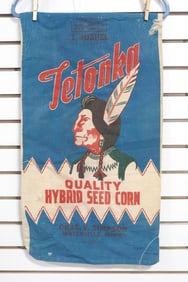 Tetonka Quality Hybrid Seed Corn cloth seed bag