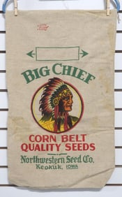 Big Chief Corn Belt Quality Seeds cloth seed bag
