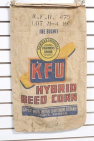 KFU Hybrid Seed Corn cloth seed bag