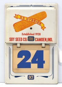SS Hybrids perpetual calendar for Soy Seed Co.