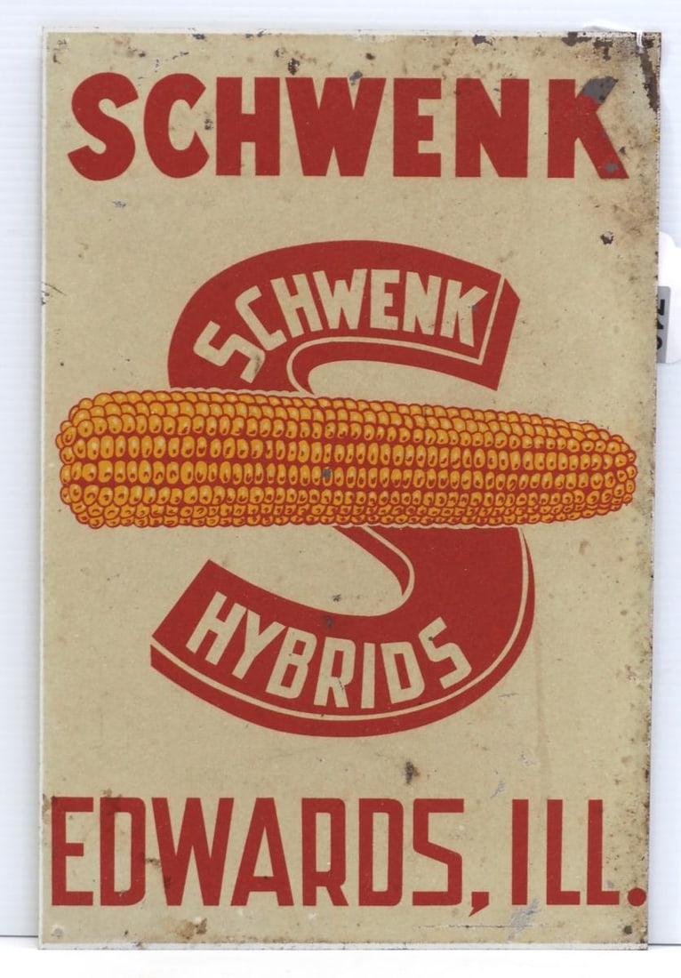 Schwenk Hybrids seed corn reflective sign (1 of 2)