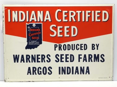 Indiana Certified Seed sign