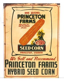 Princeton Farms Hybrid Seed Corn sign