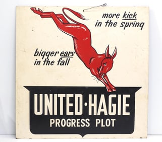 United Hagie Progress Plot sign