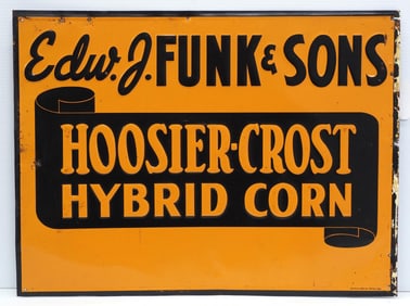 Hoosier-Crost Hybrid Corn sign
