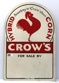 Crow's Hybrid Corn dealer sign