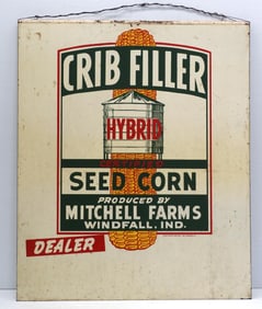 Crib Filler Hybrid Seed Corn dealer sign