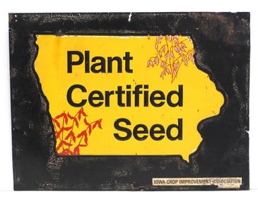 Plant Certified Seed sign