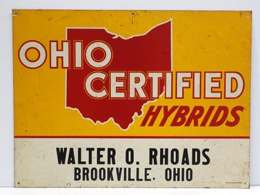 Ohio Certified Hybrids dealer sign