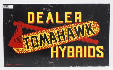 Tomahawk Hybrids Dealer sign
