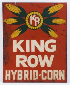 King Row Hybrid Corn sign