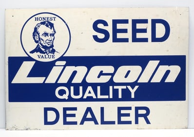 Lincoln Quality Seed Dealer sign